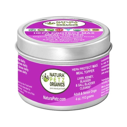 Hepa Protect Max Meal Topper - Liver, Kidney, Bladder & Gall Bladder Support & Cleanse* - 4 Oz. Dog