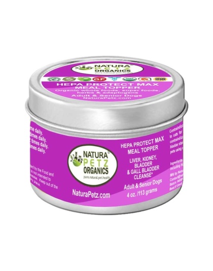 Hepa Protect Max Meal Topper - Liver, Kidney, Bladder & Gall Bladder Support & Cleanse* - 4 Oz. Dog