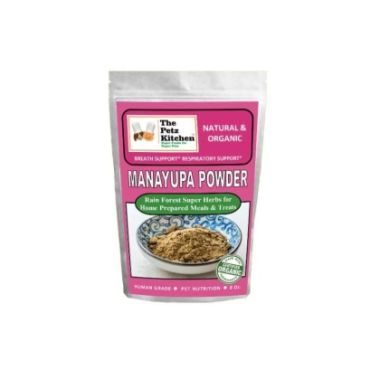 Manayupa Powder - Breath Support & Respiratory Support* The Petz Kitchen For Dogs & Cats* - 8 Oz. Bag