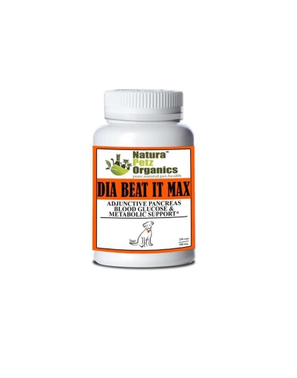 Max!* Capsules - Adjunctive Pancreas, Blood Glucose & Metabolic Support* -  DOG/ 250 caps/500 mg