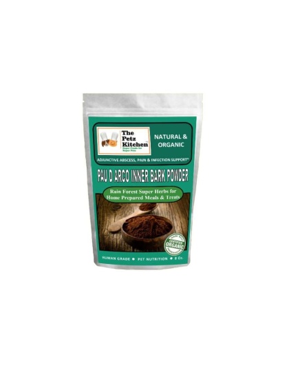Pau D Arco Inner Bark - Adjunctive Abscess, Pain & Infection Support* The Petz Kitchen - 8 Oz Bag