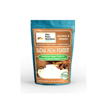 Sacha Inchi Omega 3 & 6 Digestive Support The Petz Kitchen- Organic & Human Grade Ingredients For Home Prepared Meals & Treats - 8 Oz
