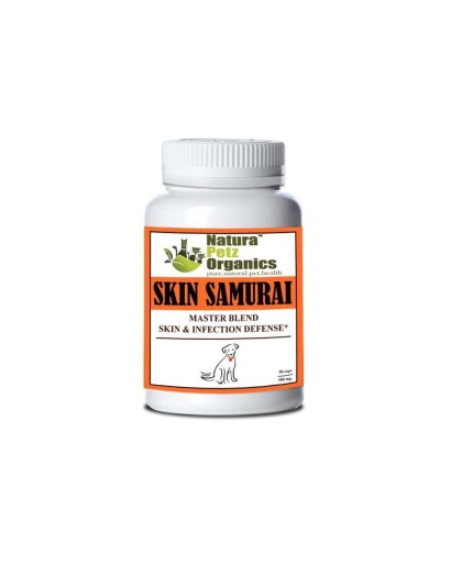 Skin Samurai Max - Master Blend Skin, Coat & Infection Defense For Dogs & Cats* - Dog - 90 caps / 500 mg