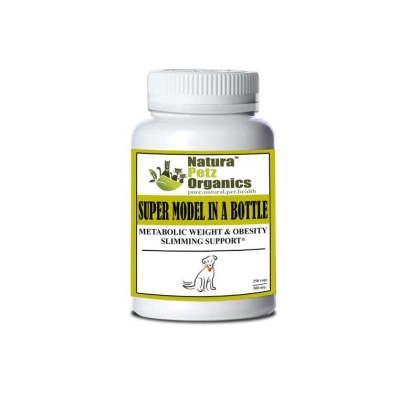 Super Model In A Bottle - Metabolic Weight & Obesity Slimming Support* Adult & Senior Pets* - DOG / 250 caps / 500 mg