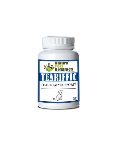 Teariffic - Tear Stain Support For Dogs* Tear Stain Support For Cats* - Dog 250 caps - 500 mg Size 1 Cap /