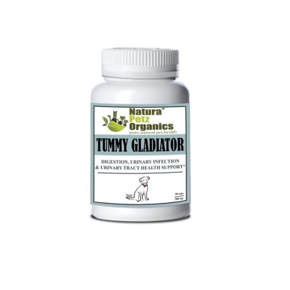 Tummy Gladiator - Digestion, Adjunctive Reflux & Urinary Tract Support* - Dog / 250 caps / 500 mg/ Size 1