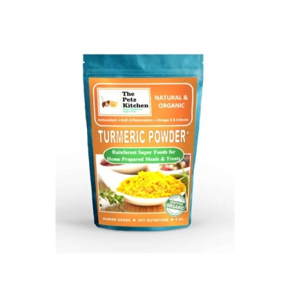 Turmeric Curcuma - Antioxidant Joint & Inflammation Support* The Petz Kitchen - Organic & Human Grade Ingredients For Home Prepared Meals & Treats - 4 Oz