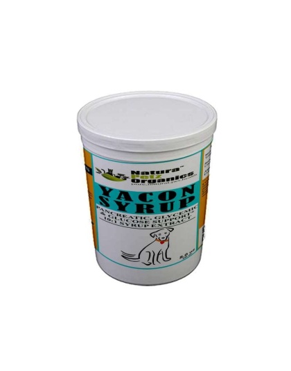 Yacon Leaf Syrup - Pancreatic Support* 10:1  The Petz Kitchen  Yacon Syrup 10:1 Alcohol Free  For Dogs & Cats* Meals & Treats - 8 OZ/DOG