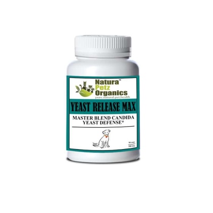 Yeast Release Max Capsules* Master Blend Candida Yeast Defense* For Dogs And Cats* - DOG 90 caps - 500 mg.