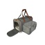 Platinum Gray - Mr. Peanut's Gold Series Big Apple Size Double Expandable Pet Carrier -