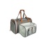 Charcoal Ash - Mr. Peanut's Gold Series Mini Size Expandable Pet Carrier - 16 in L x 10 in W x 10 in H