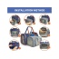Deja Blue - Mr. Peanut's Gold Series Mini Size Expandable Pet Carrier - 16 in L x 10 in W x 10 in H