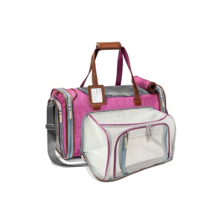 Rosa - Mr. Peanut's Gold Series Mini Size Expandable Pet Carrier - 16 in L x 10 in W x 10 in H