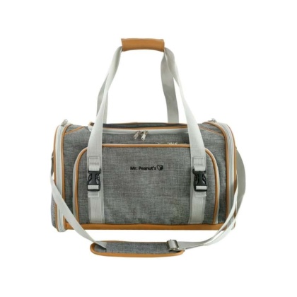 Snowflake Gray - Mr. Peanut's Platinum Series Double Expandable Pet Carrier - 18inLx10.5inWx11inH