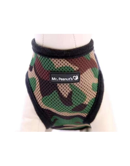 Camo - Mr. Peanut's PupTrek Small Dog/Cat Soft Mesh Step In Harness Vest - XLarge