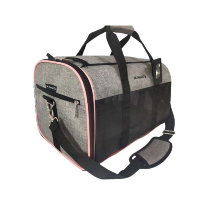 Platinum Gray - Mr. Peanut's Rhodium Series Standard Size Soft Sided Pet Carrier - 19 in L x 11 in W x 12 in H