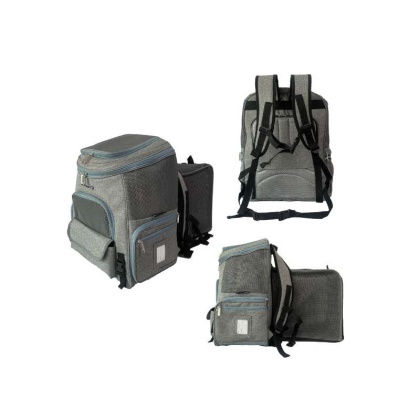 Mr. Peanut's Tahoe Series Expandable Backpack Pet Carrier - 17 in Hx14.4 in Wx9 in D