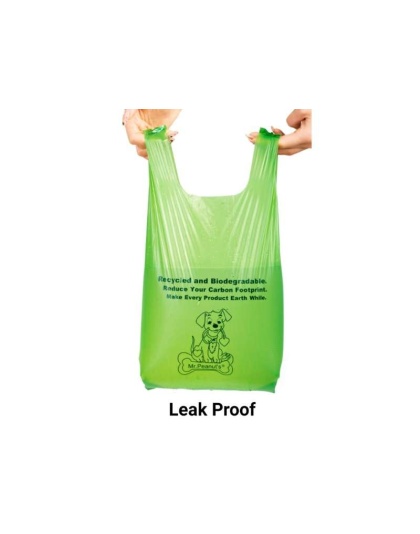 Mr. Peanut's XL Pooper Scooper and BioDegradable Recycled Plant Based Waste Bags - 13X11 in
