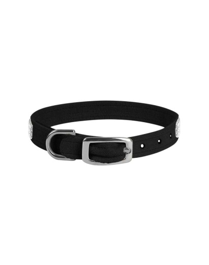 Black - Susan Lanci Designs 3 Row Giltmore Crystals Collar - TC