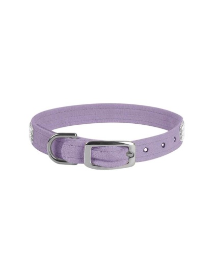 French Lavender - Susan Lanci Designs 3 Row Giltmore Crystals Collar - Small