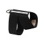 Black - Susan Lanci Designs 3 Row Giltmore Crystals Tinkie Harness - Large