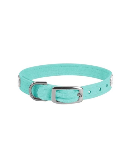 Tiffi Blue - Susan Lanci Designs 3 Row Giltmore Crystals Collar - TC
