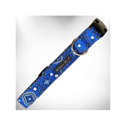 Blue - Bandana Dog Collars - XS 5/8" width fits 8-12" neck