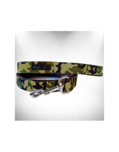 Brown Camo - Camo Dog Leads  - THIN Lead 5/8" width- 5' length