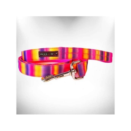 Pink/Purple - Tie Dye Dog Leads  - REGULAR Lead 1" width- 5' length