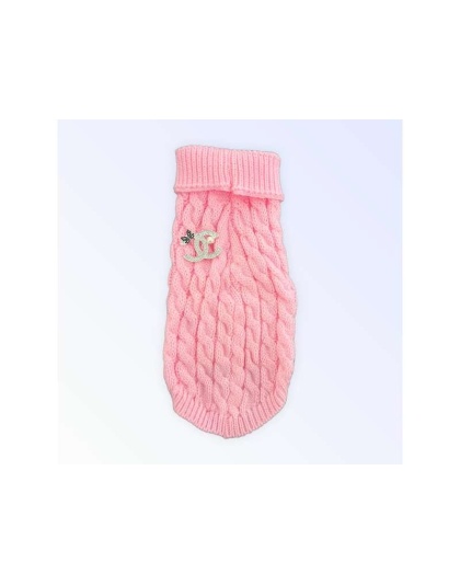 PINK - My Cozy Chewnel Knit Sweater - Small