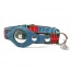 Red Plaid & Denim - Apple Airtag Collar - Small
