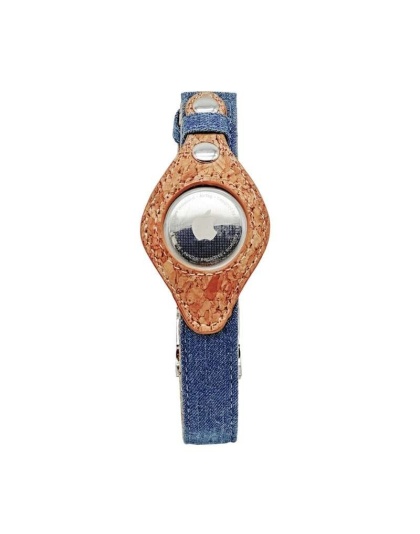 Denim & Cork - Apple Airtag Collar - XS