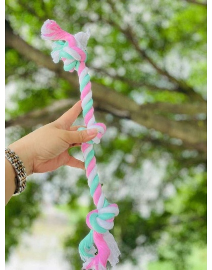 3-Knot Sustainable Dog Chew Rope Toys, Heavy Duty Dog Toys