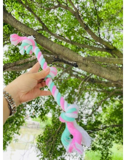 3-Knot Sustainable Dog Chew Rope Toys, Heavy Duty Dog Toys