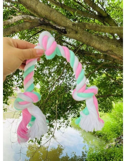 3-Knot Sustainable Dog Chew Rope Toys, Heavy Duty Dog Toys