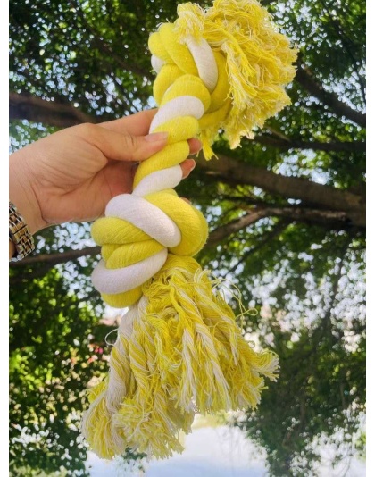 M:2-Knot Sustainable Dog Chew Rope Toys, Heavy Duty Dog Toys