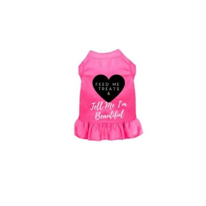 Solid Pink - Feed Me Treats & Tell Me I'm Beautiful - 2X Large