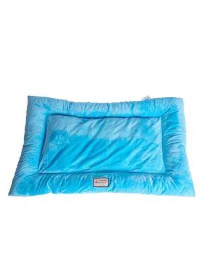 Sky Blue - Armarkat Pet Bed Mat, Dog Crate Soft Pad W Poly Fill Cushion - L