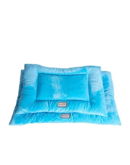 Sky Blue - Armarkat Pet Bed Mat, Dog Crate Soft Pad W Poly Fill Cushion - L