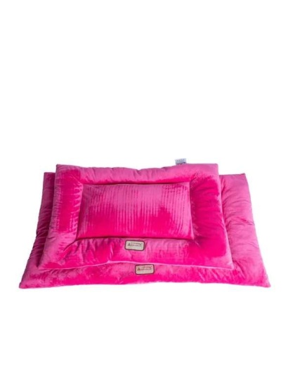 Vibrant Pink - Armarkat Pet Bed Mat, Dog Crate Soft Pad W Poly Fill Cushion - L