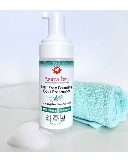 4.25 oz. Bath Free Foaming Coat Freshener-Rinse Free Cleaner