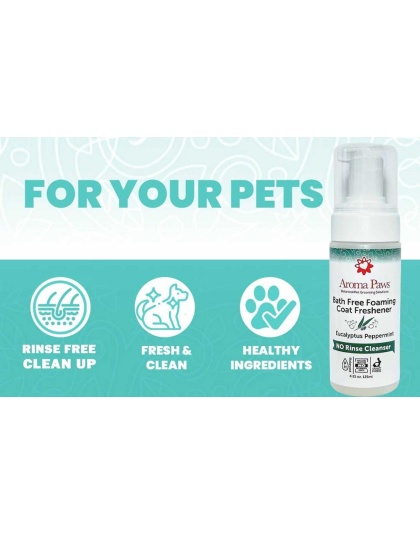 4.25 oz. Bath Free Foaming Coat Freshener-Rinse Free Cleaner