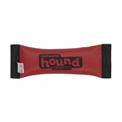 Red - Outward Hound Fire Hose Fetch Durable Fire Hose Dog Toy  - Medium