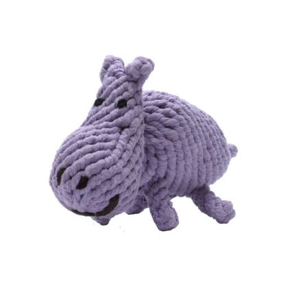 Jax & Bones Hank the Hippo Rope Dog Toy Large 9"