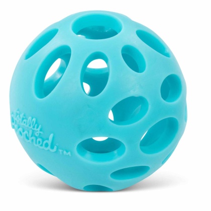 Teal - Totally Pooched Huff 'n Puff Ball - Large, 3.1"