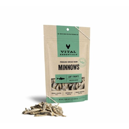 Vital Essentials(R) Freeze-Dried Raw Minnows Cat Treats, 1.0 oz