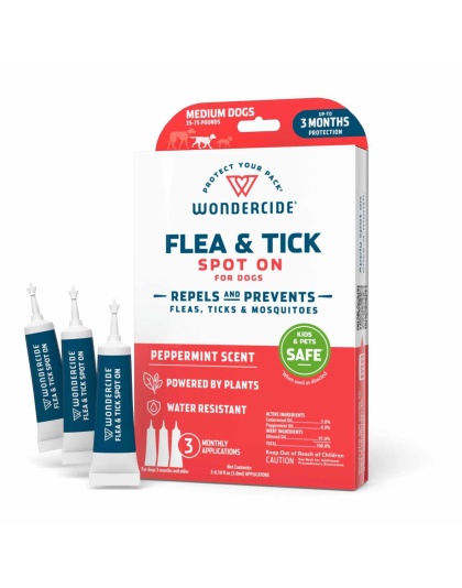 Peppermint - Wondercide Flea & Tick Spot On for Dogs  - Medium