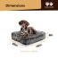Midnight Frost - Rectangle Bed LG - Midnight Frost - LG - 46" x 35"