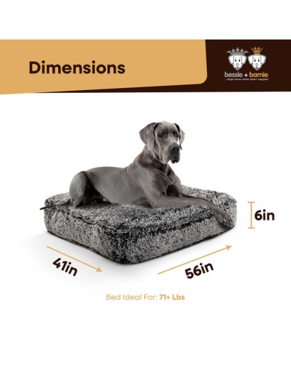Midnight Frost - Rectangle Bed XL - Midnight Frost - XL - 56" x 41"