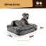 Midnight Frost - Rectangle Bed XL - Midnight Frost - XL - 56" x 41"